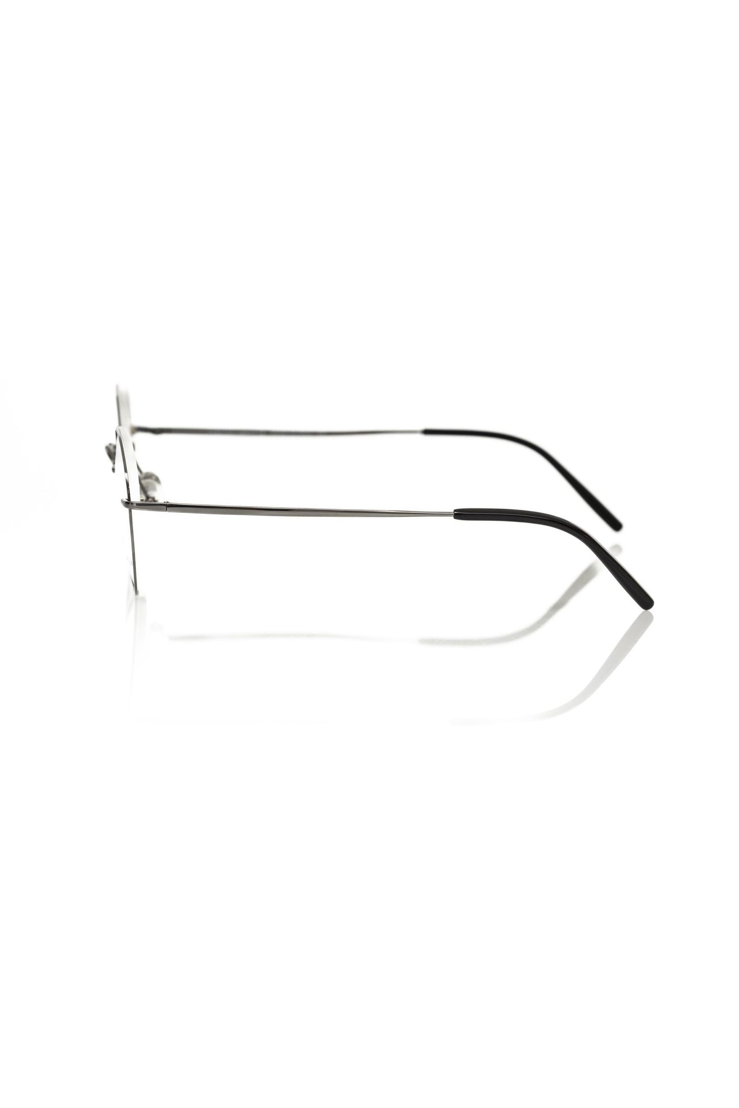 Frankie Morello Gray Metallic Men's Eyeglass Frame