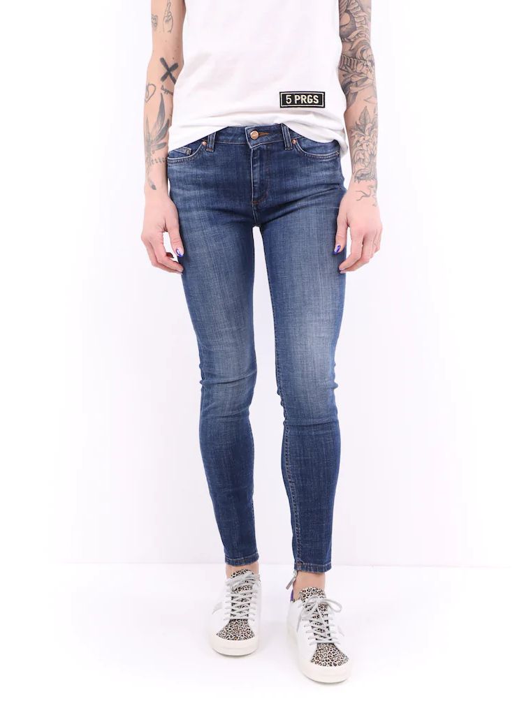 Don The Fuller Blue Cotton Jeans Denim