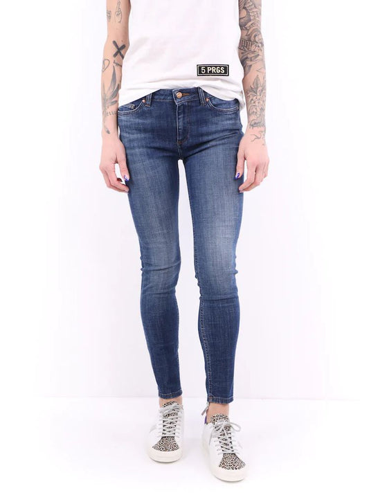 Don The Fuller Blue Cotton Jeans Denim
