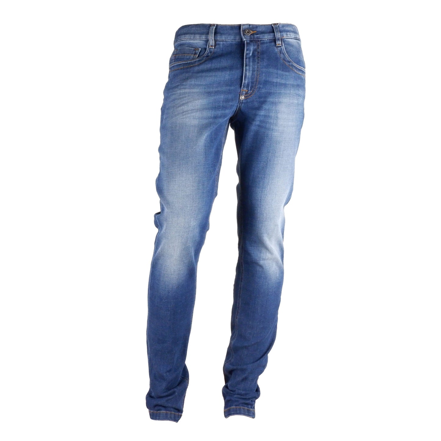 Bikkembergs Blue Cotton Jeans Denim