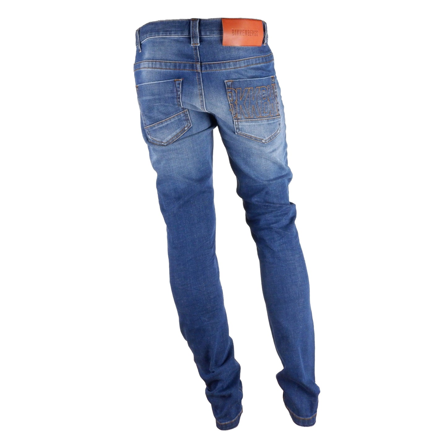 Bikkembergs Blue Cotton Jeans Denim