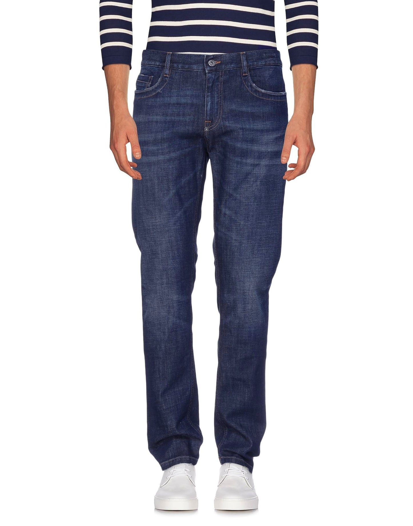 Bikkembergs Blue Cotton Jeans Denim
