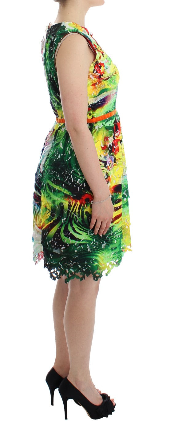 Lanre Da Silva Ajayi Multicolor Organza Sheath Dress