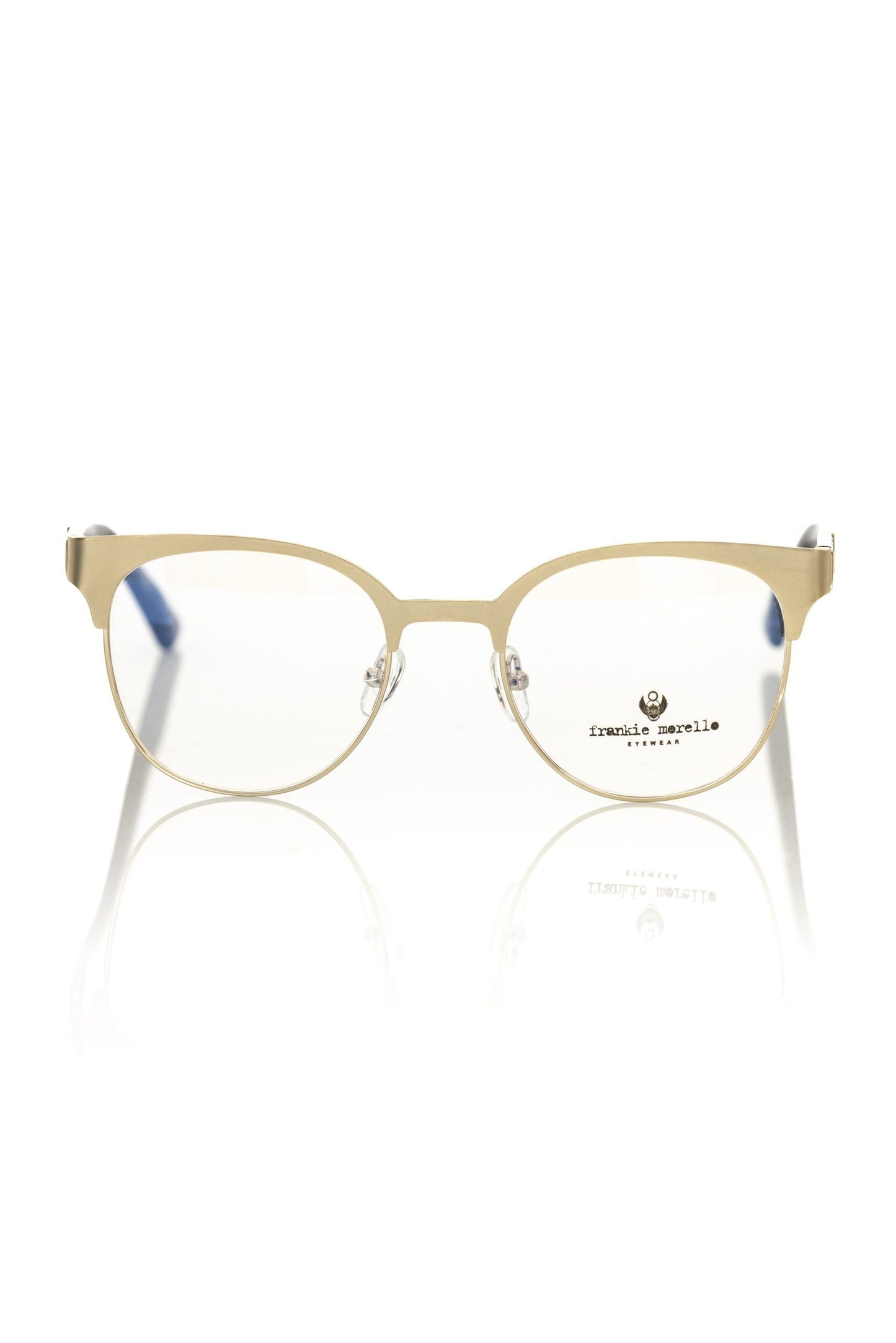 Frankie Morello Gold Metallic Women's Eyeglass Frame