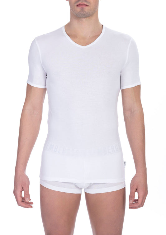 Bikkembergs White Cotton T-Shirt