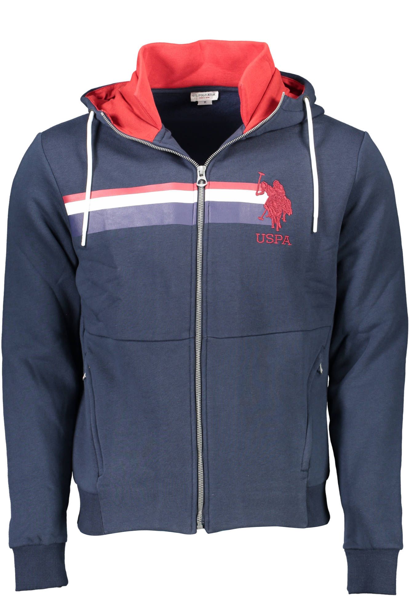 U.S. POLO ASSN. Blue Cotton Men's Hoodie
