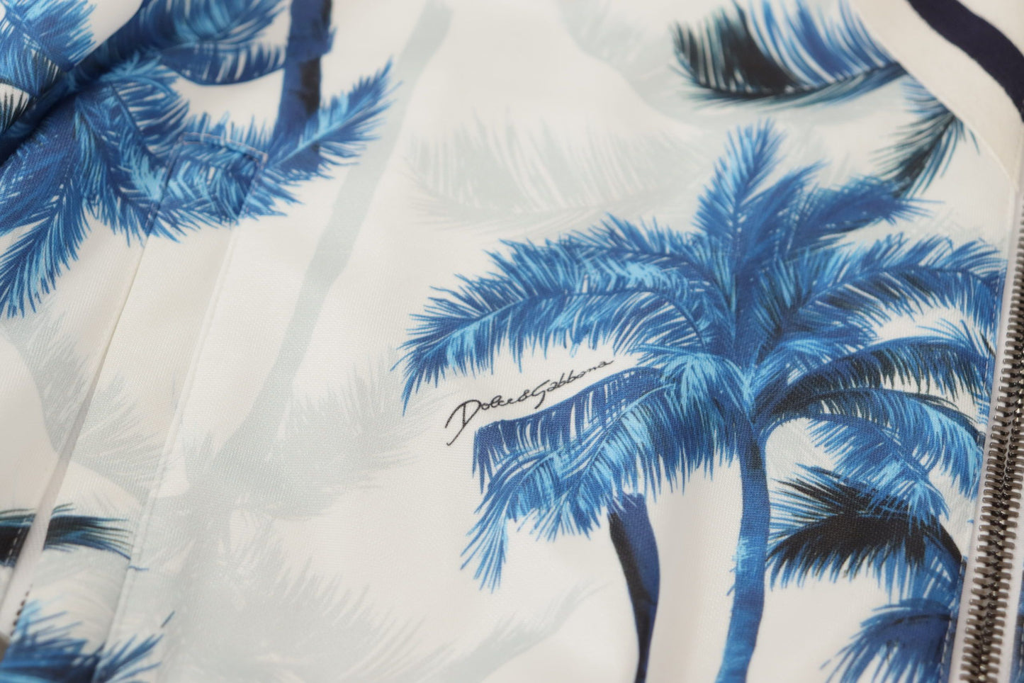 Multicolor Tree Print Men Full Zip Sweater