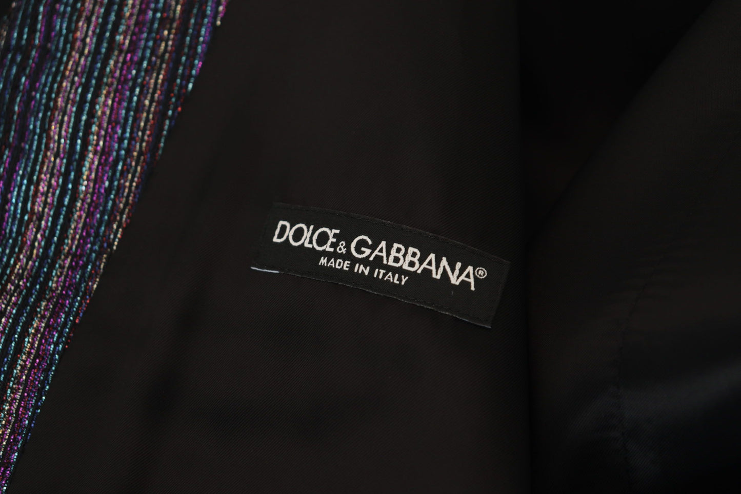 Dolce & Gabbana Multicolor Polyester Waistcoat Dress Formal Vest