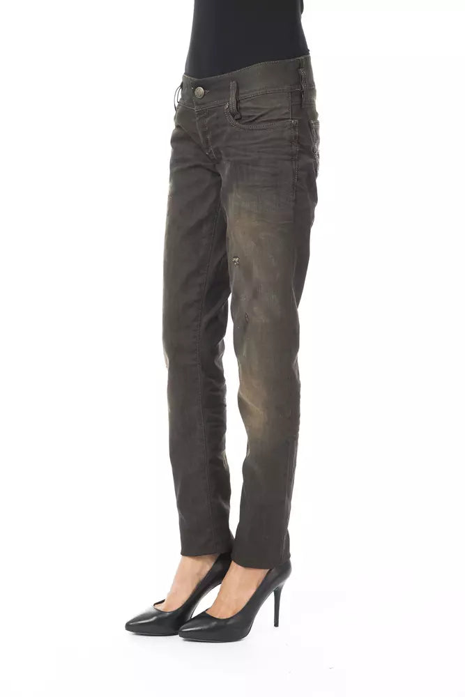 BYBLOS Black Cotton Pant