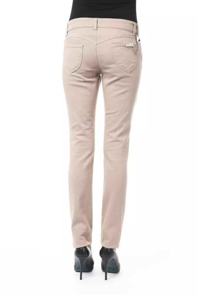 BYBLOS Beige Cotton Pant