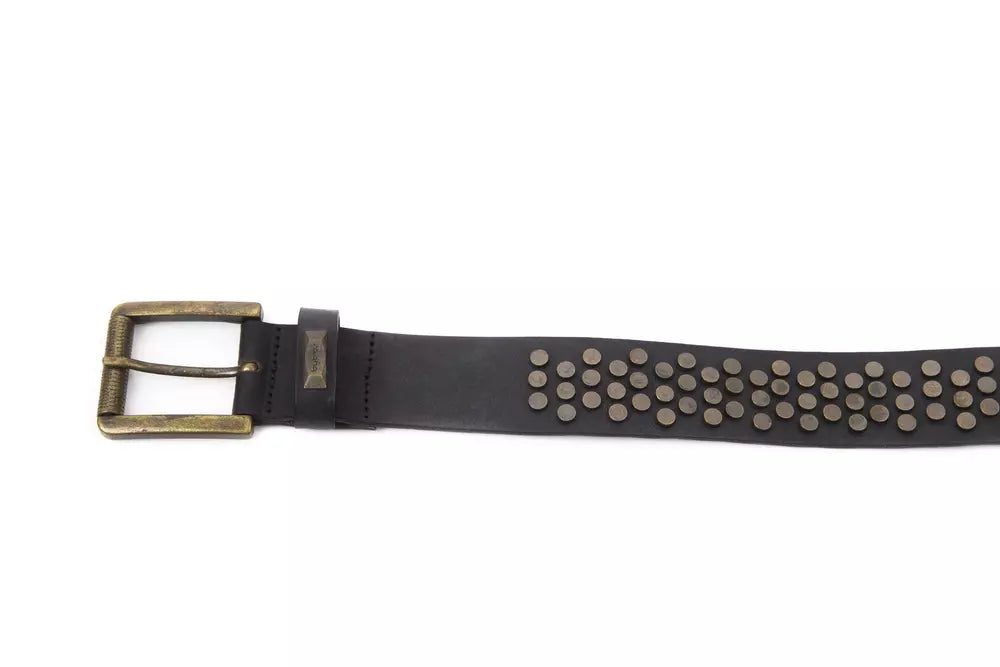 BYBLOS Black Cowhide Belt