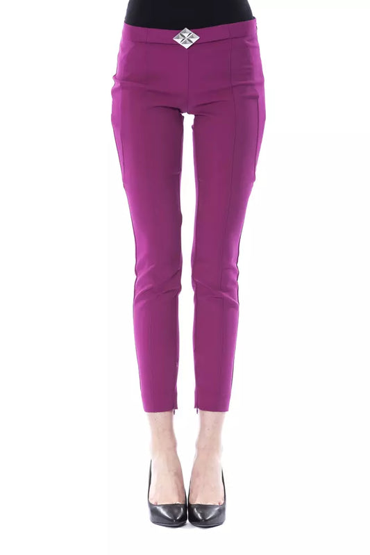 BYBLOS Purple Polyester Pant