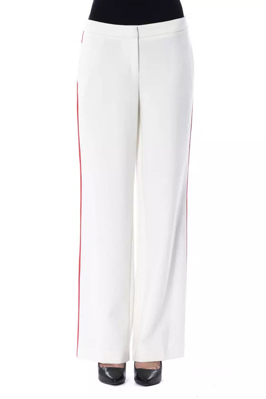 BYBLOS White Polyester Pant