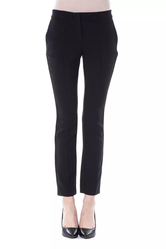 BYBLOS Black Polyester Pant