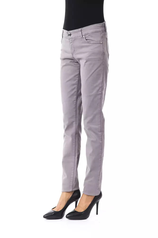 BYBLOS Gray Cotton Pant