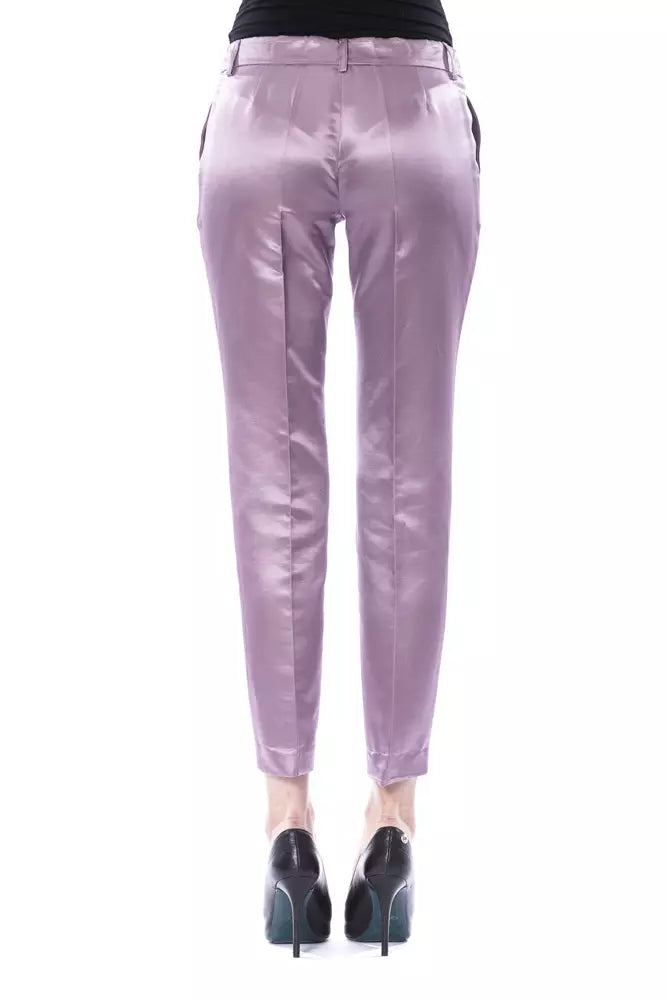 BYBLOS Purple Cotton Pant