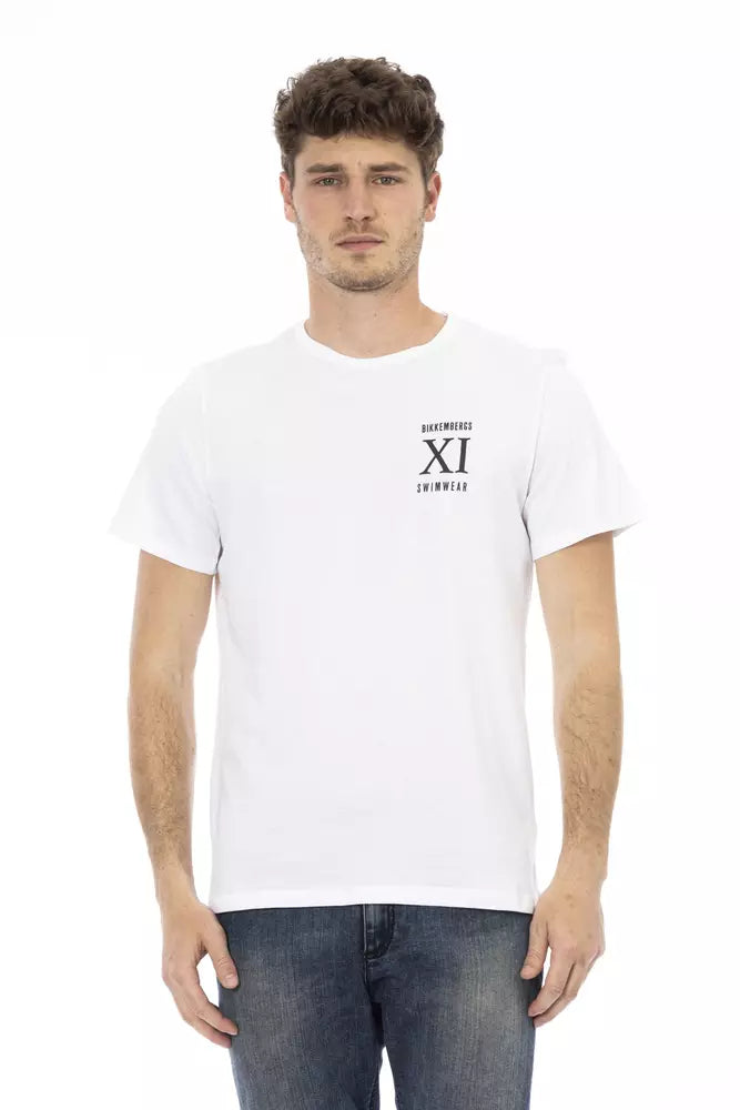 Bikkembergs White Cotton T-Shirt