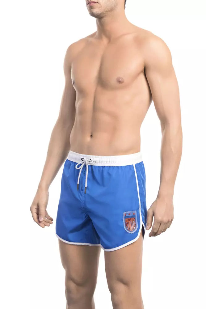 Bikkembergs Blue Polyester Swimwear
