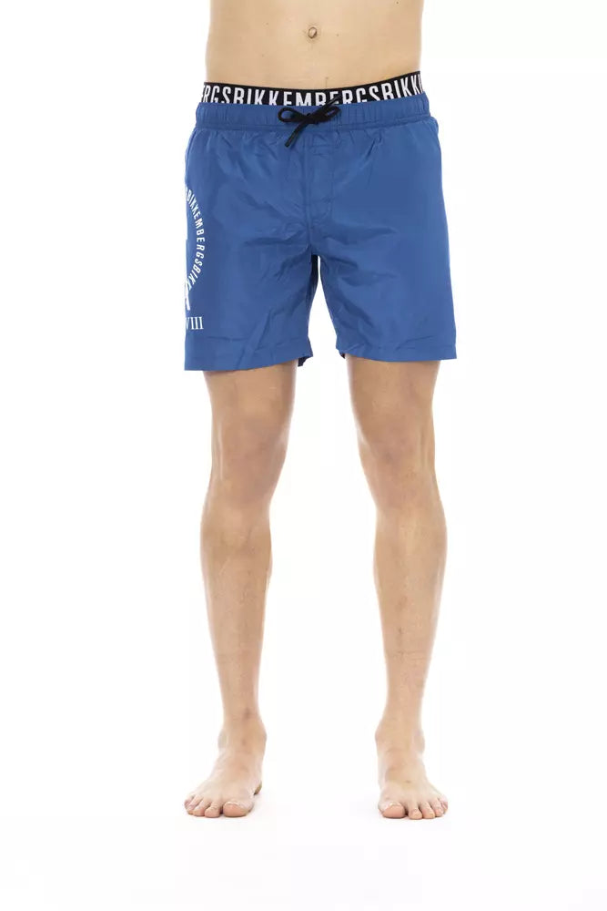 Bikkembergs Blue Polyester Swimwear