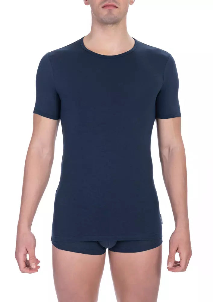 Bikkembergs Blue Cotton T-Shirt