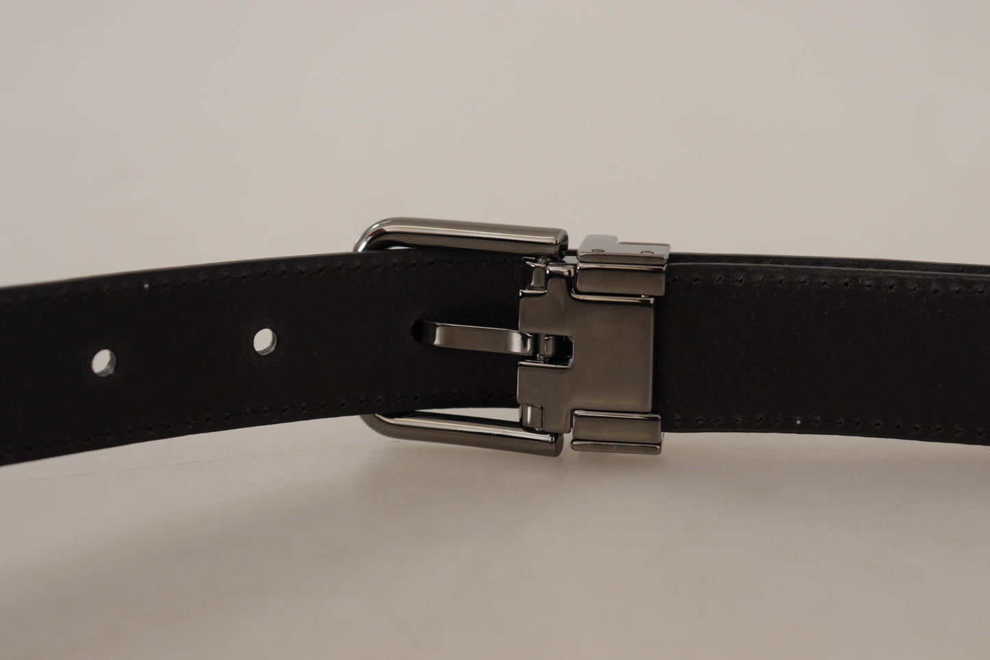 Dolce & Gabbana Multicolor Exotic Leather Patchwork Metal Belt