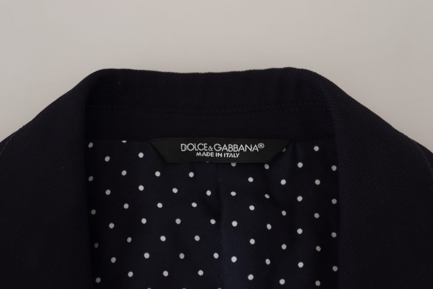 Dolce & Gabbana Blue Wool Formal Taormina Blazer