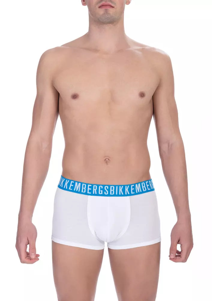 Bikkembergs White Cotton Boxer