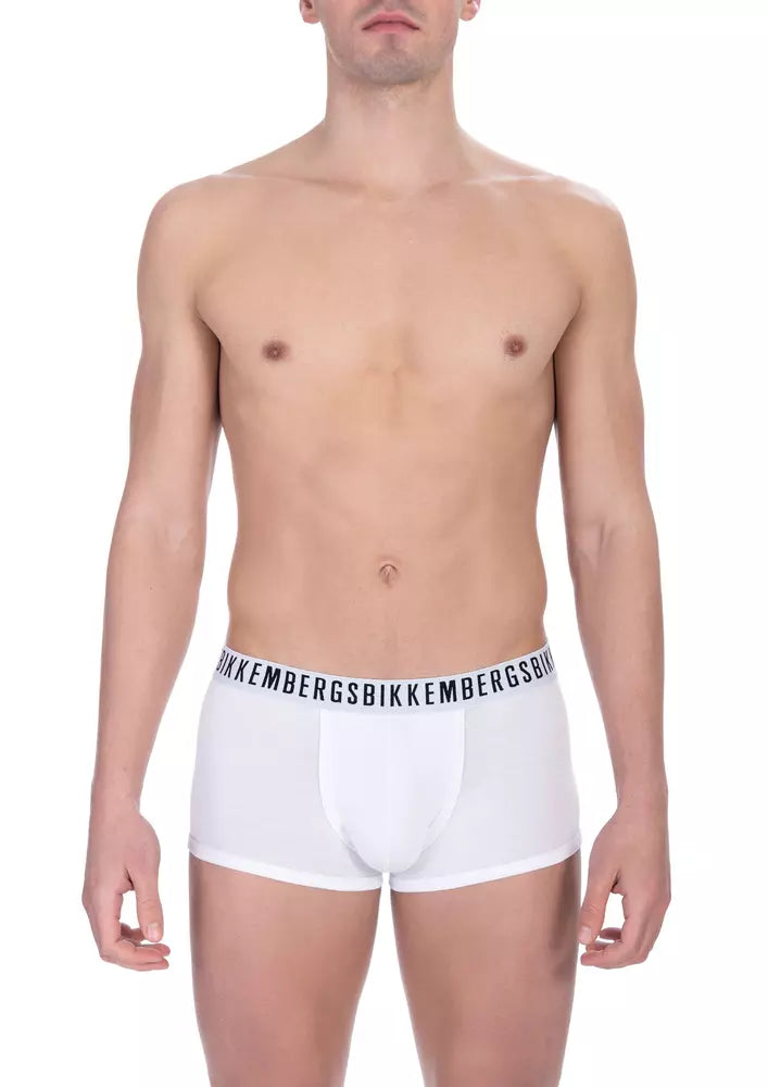 Bikkembergs White Cotton Boxer