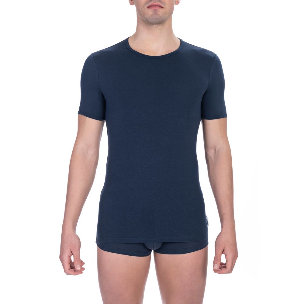 Bikkembergs Blue Cotton T-Shirt