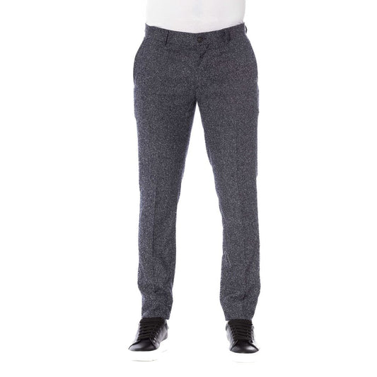 Trussardi Black Cotton Men Pant