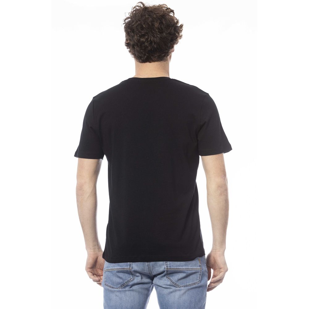 Ungaro Sport Black Cotton Men's T-Shirt