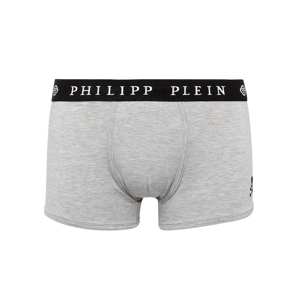 Philipp Plein Brown Cotton Men Boxer Pack