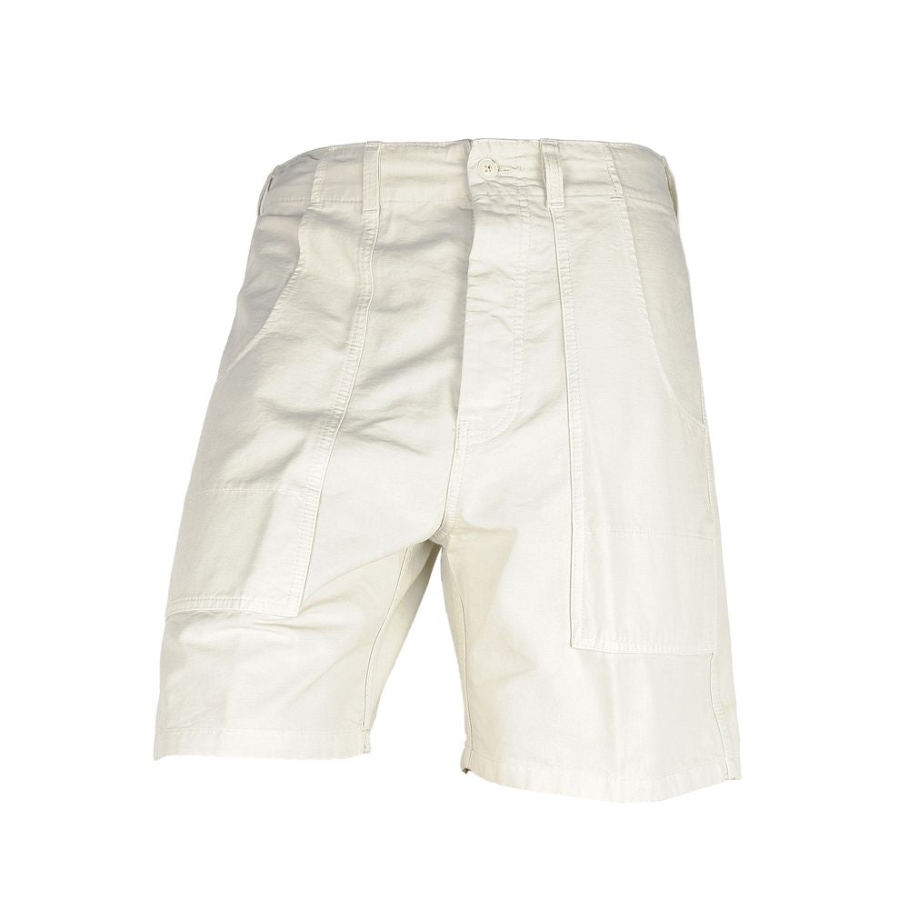 Don The Fuller White Cotton Short