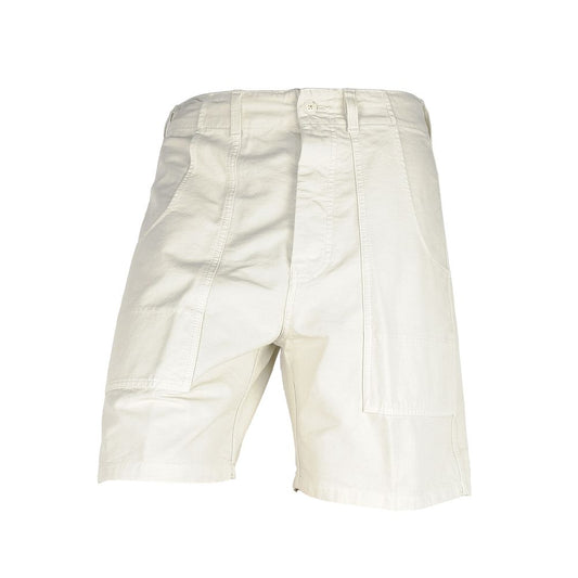 Don The Fuller White Cotton Short