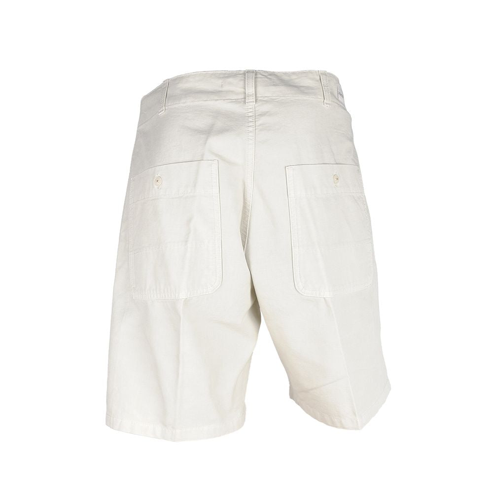 Don The Fuller White Cotton Short