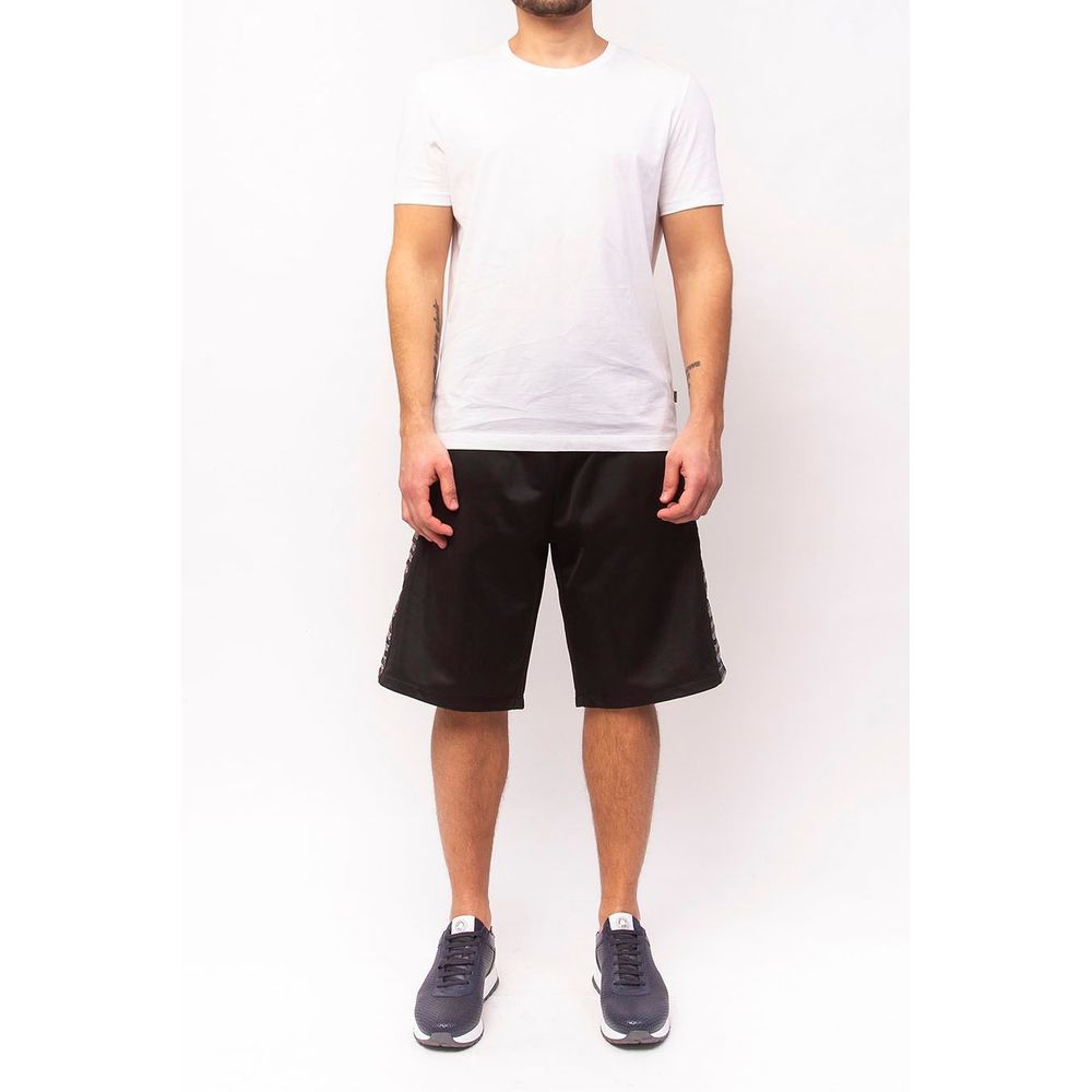 Bikkembergs Black Polyester Short