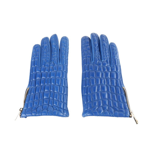 Cavalli Class Blue Lambskin Glove