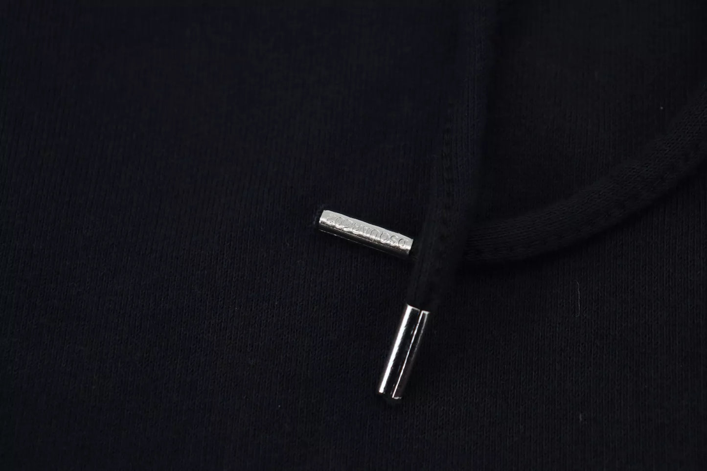 Dsquared² Black Tie Dye Cotton Hooded Sweatshirt Sweater