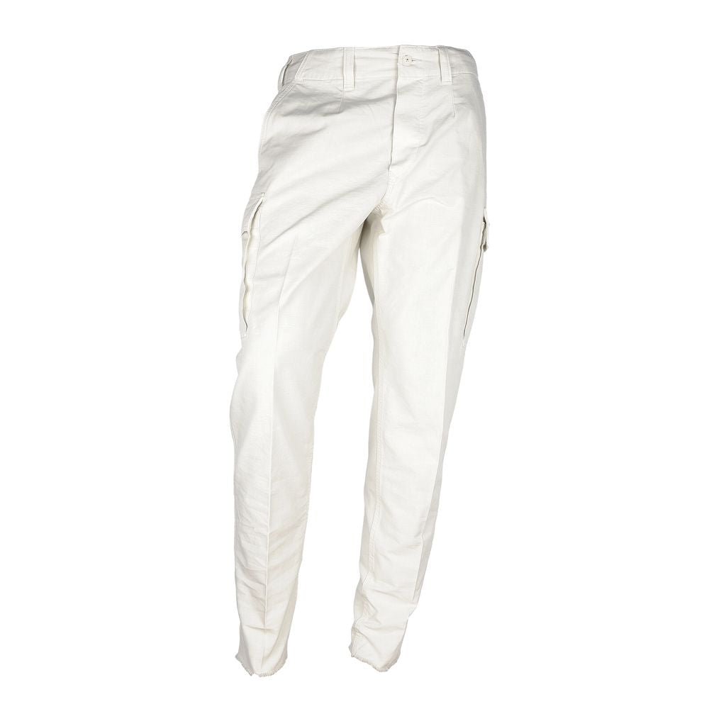 Don The Fuller White Cotton Pant
