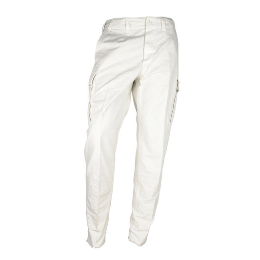 Don The Fuller White Cotton Pant