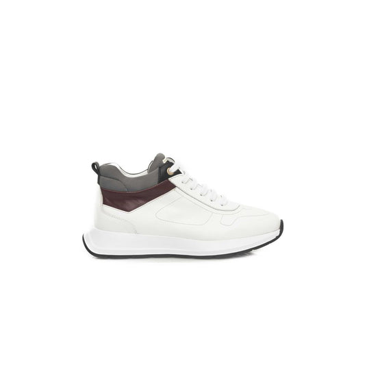 Cerruti 1881 White Cowhide Sneaker