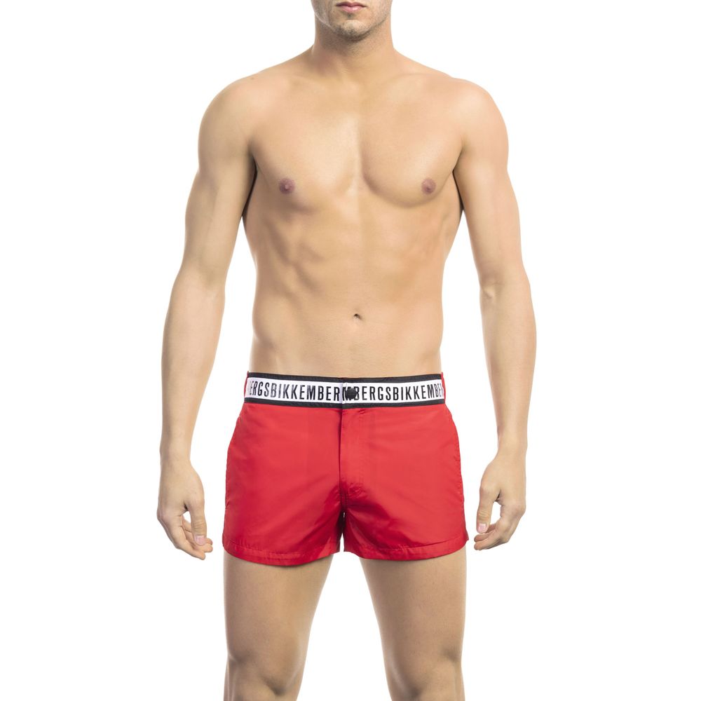 Bikkembergs Red Polyamide Swimwear