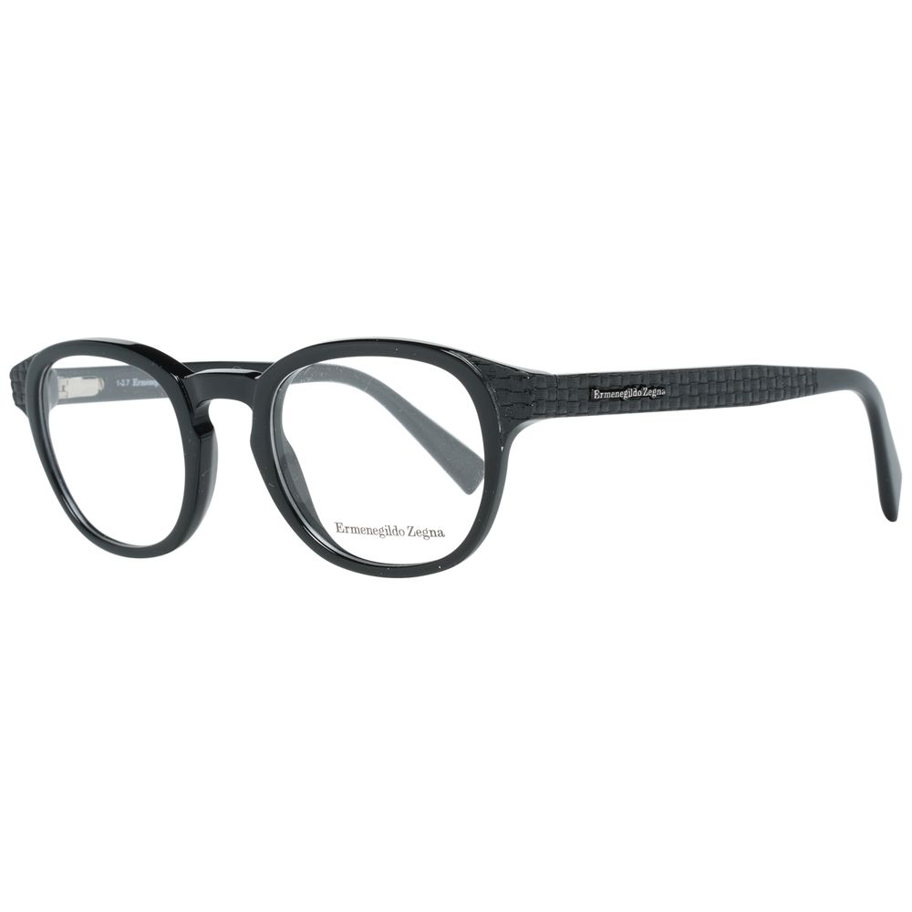 Ermenegildo Zegna Black Plastic Glasses (Frames)