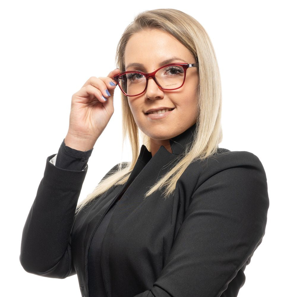 Red Women Glasses Frame