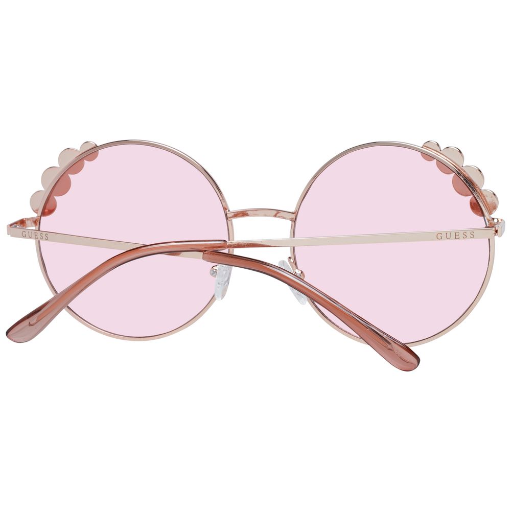Guess Rose Gold Metal Sunglasses