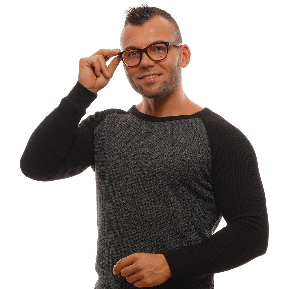 Ermenegildo Zegna Brown Plastic Glasses (Frames)