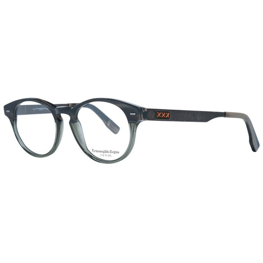Ermenegildo Zegna Gray Plastic Glasses (Frames)