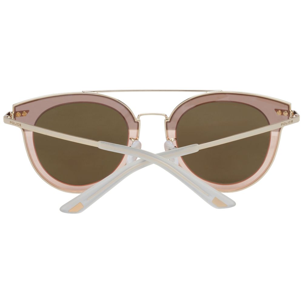 Police Rose Gold Metal & Plastic Sunglasses