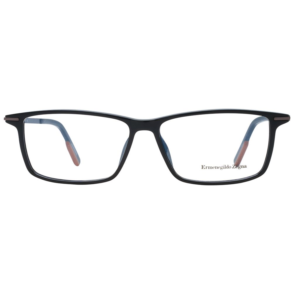Ermenegildo Zegna Black Plastic Glasses (Frames)