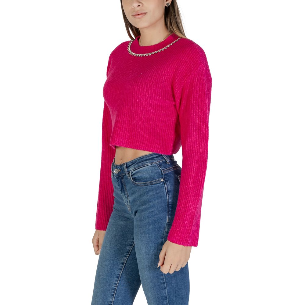 Only Pink Recycled Polyester Sweatshirt